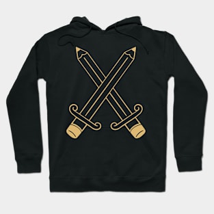 Pencils Swords Hoodie